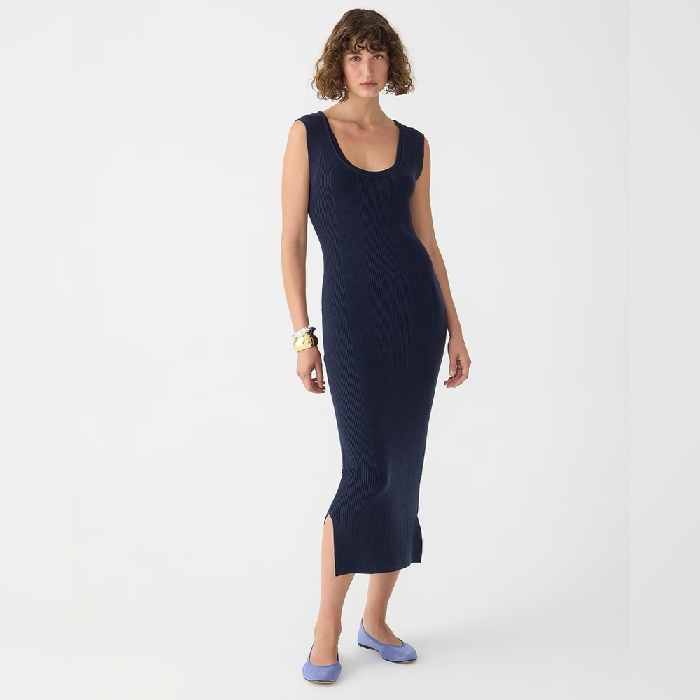 J.Crew Sleeveless ribbed sweater-dress BS813
